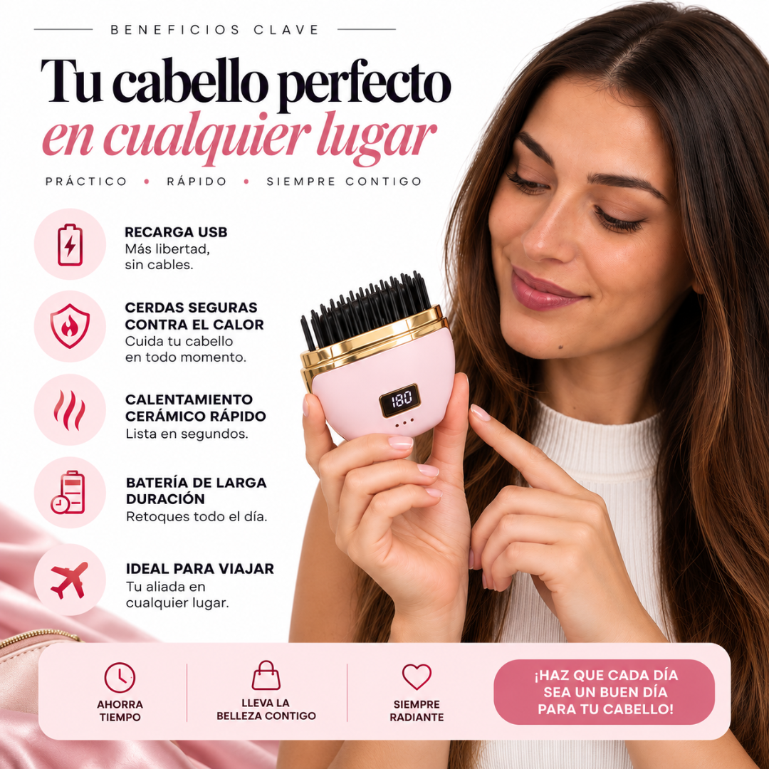 Peine Alisador Portátil