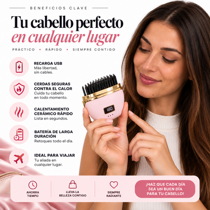Peine Alisador Portátil